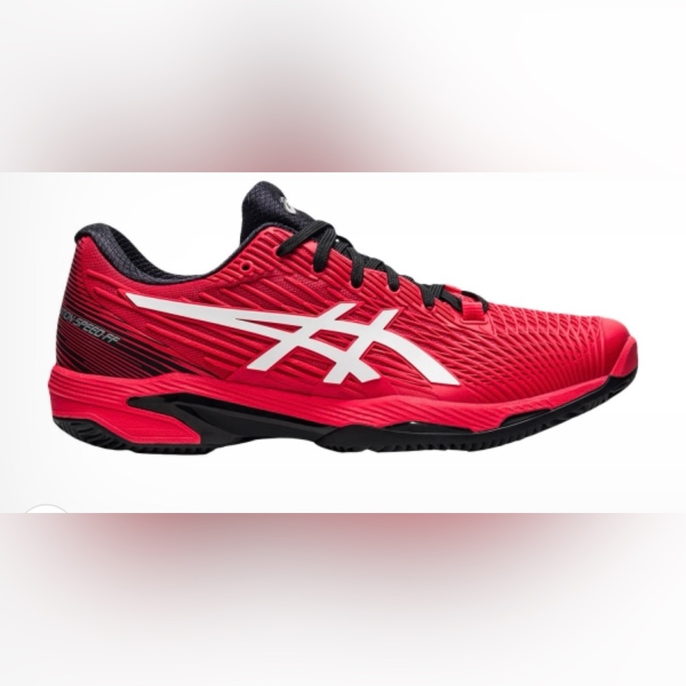 ASICS Dynamic Red and Black Sneakers